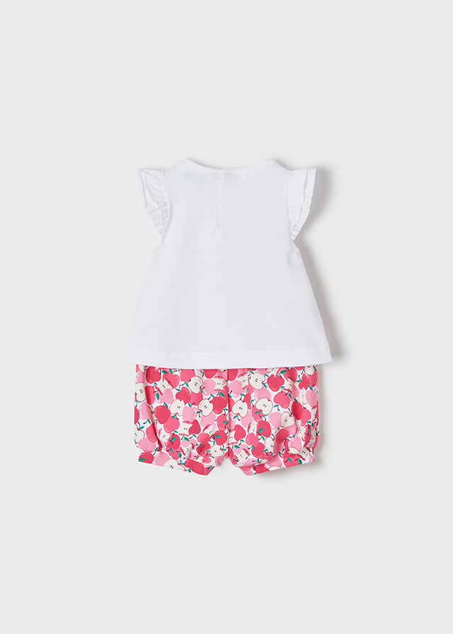 Mayoral ECOFRIENDS patterned short set baby girl 1244