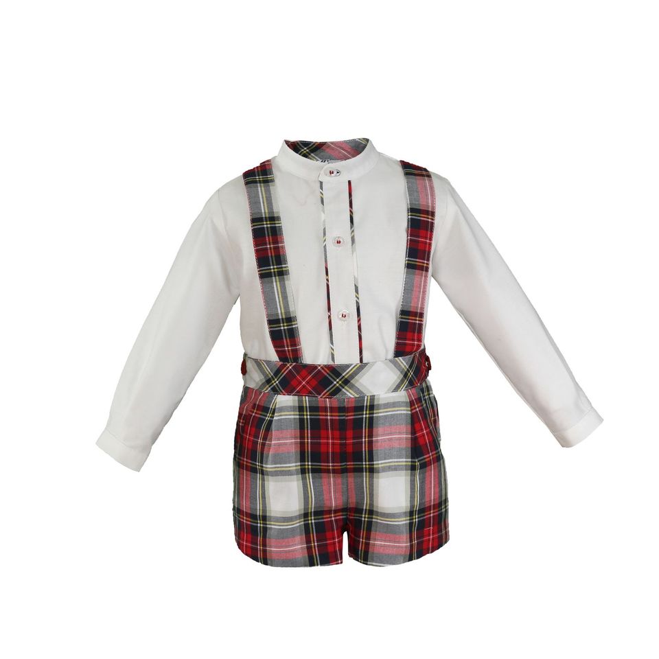 Miranda Boys Two Piece Tartan Outfit 0128