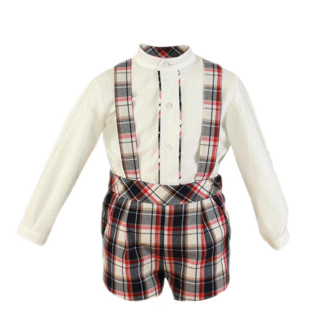 Miranda Boys Tartan Two Piece Set - 0141