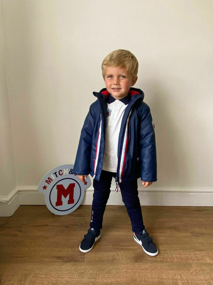 Mitch and Son Navy Coat MS1440 - Justin