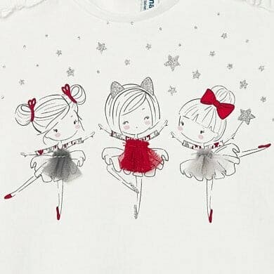 Mayoral Houndstooth print skirt Set