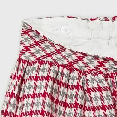 Mayoral Houndstooth print skirt Set