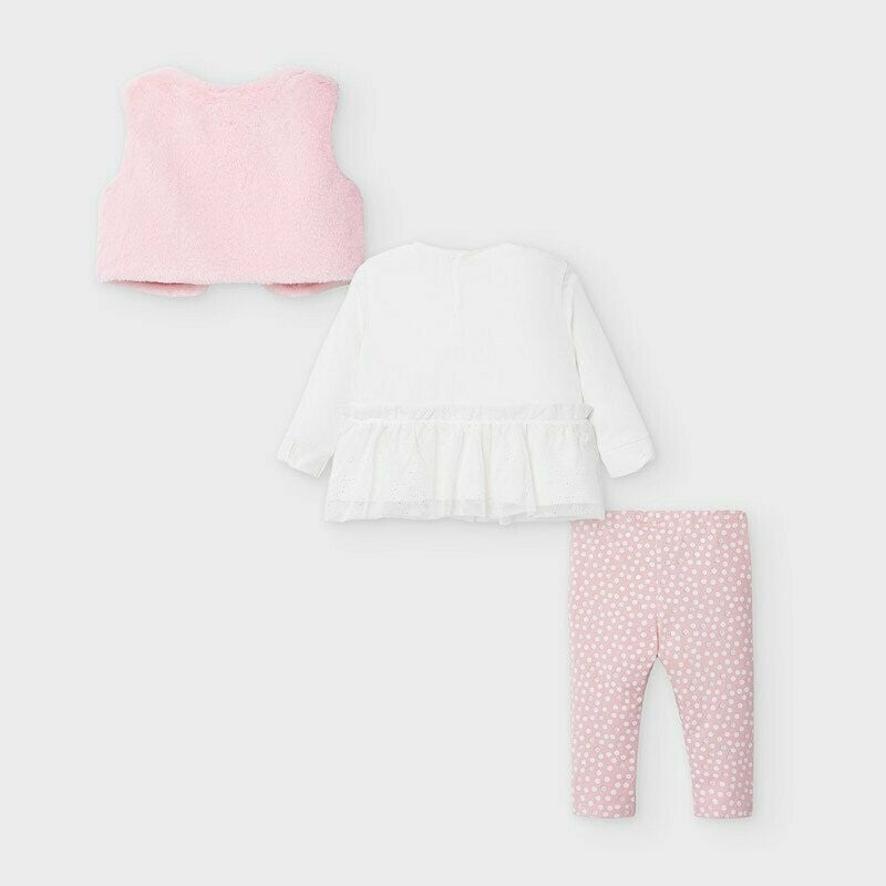 Mayoral 3 piece set, leggings, top & gillet