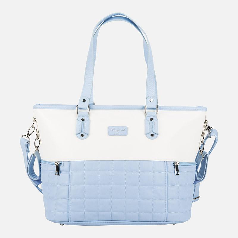 Mayoral White And Blue bag baby/Changing