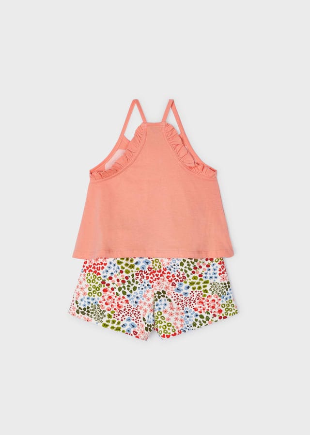 Mayoral girls 2 piece appliques Short set - 3219