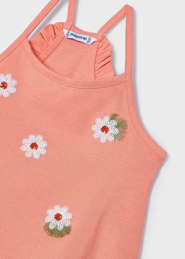 Mayoral girls 2 piece appliques Short set - 3219