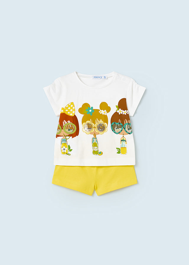 Mayoral Baby Girls Short Set 1276