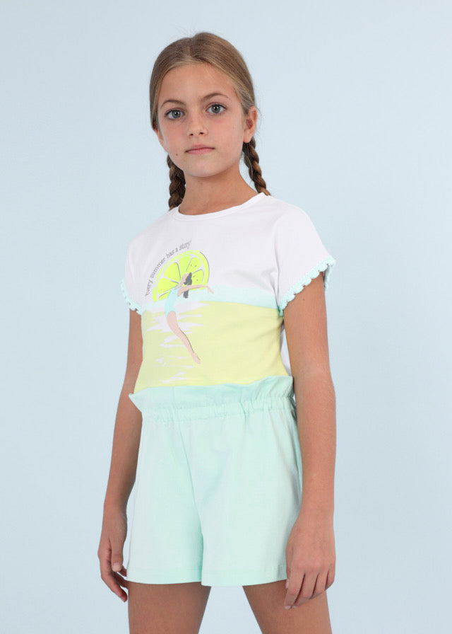 Mayoral Older Girls Short  - 6247