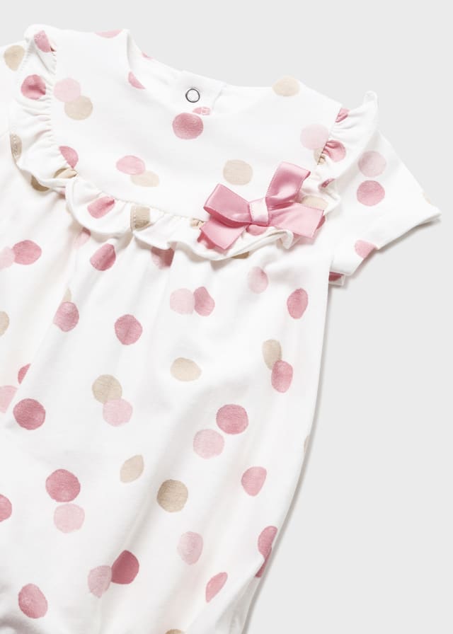 Mayoral Set Of Two Rompers - Rosa Baby - 1737