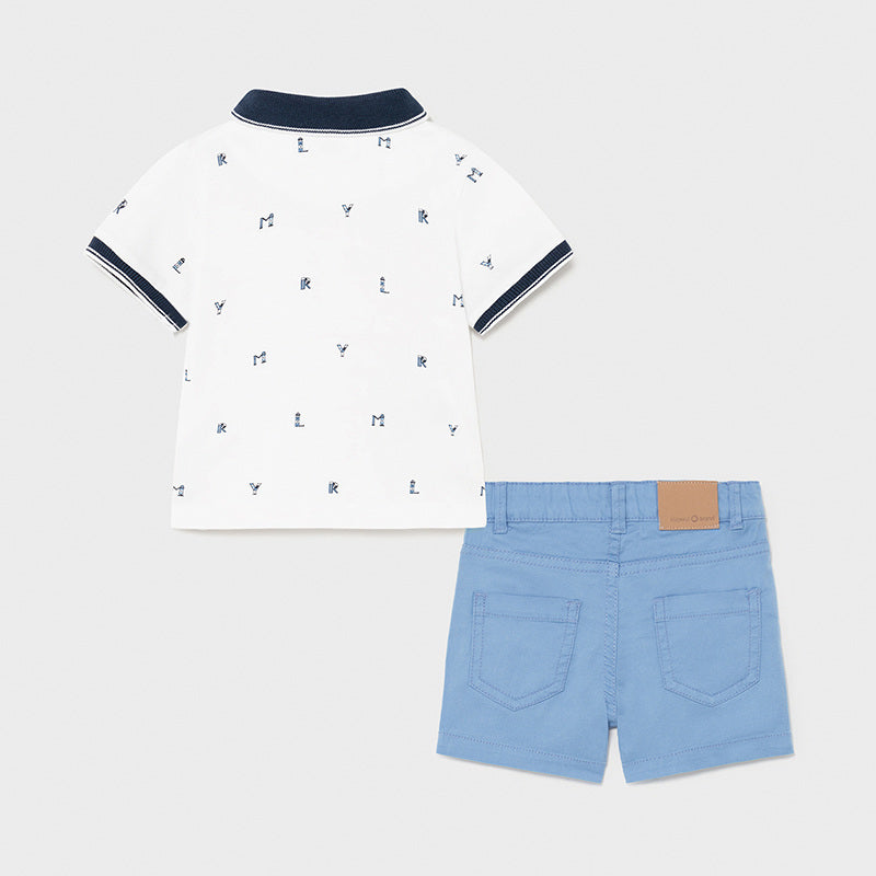 Mayoral Polo Bermuda set baby boy 1254