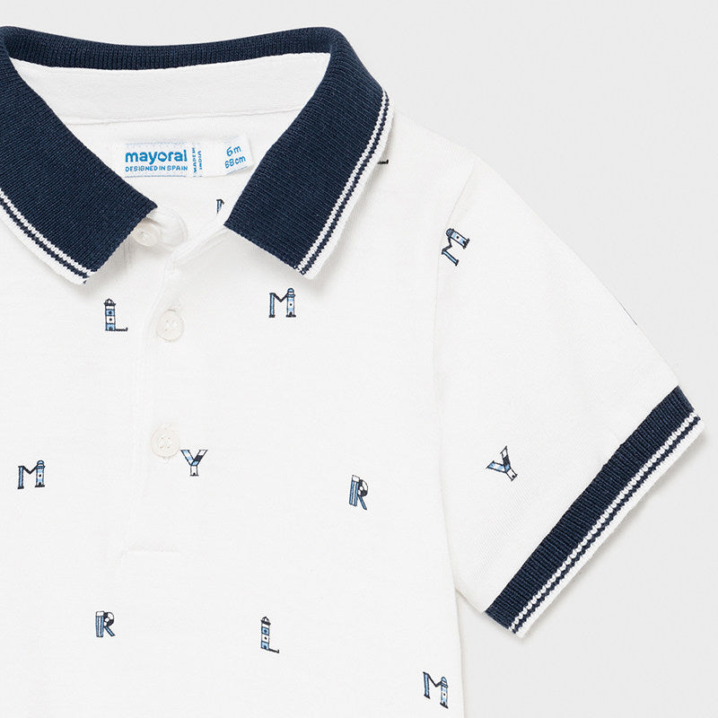 Mayoral Polo Bermuda set baby boy 1254