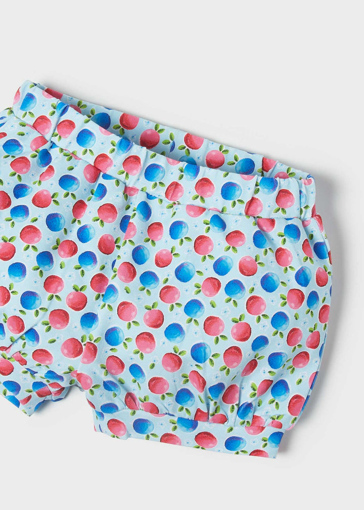 Mayoral Patterned Short Set - 1244 - Summer  - Turquoise