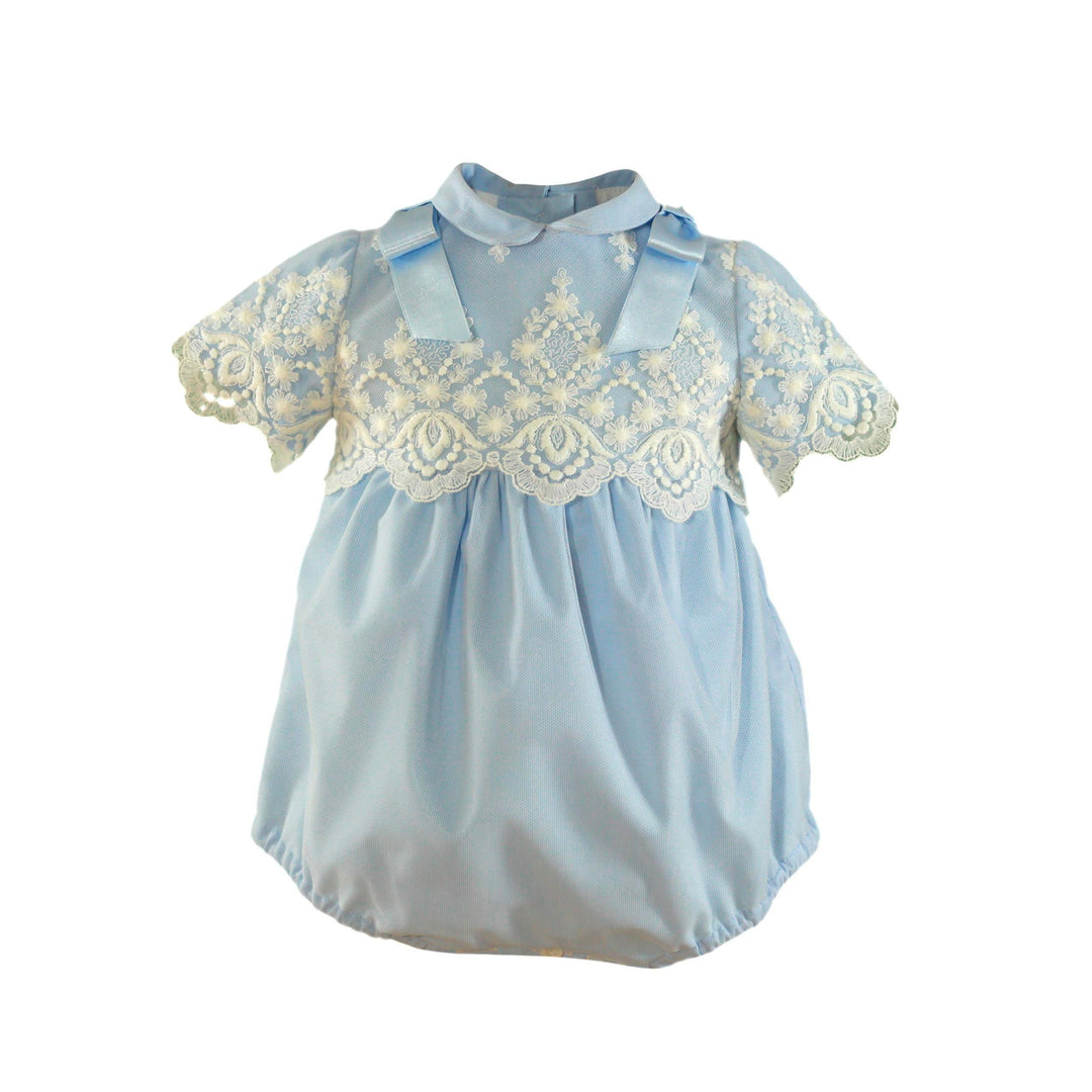 Miranda Unisex Blue Romper - 0023