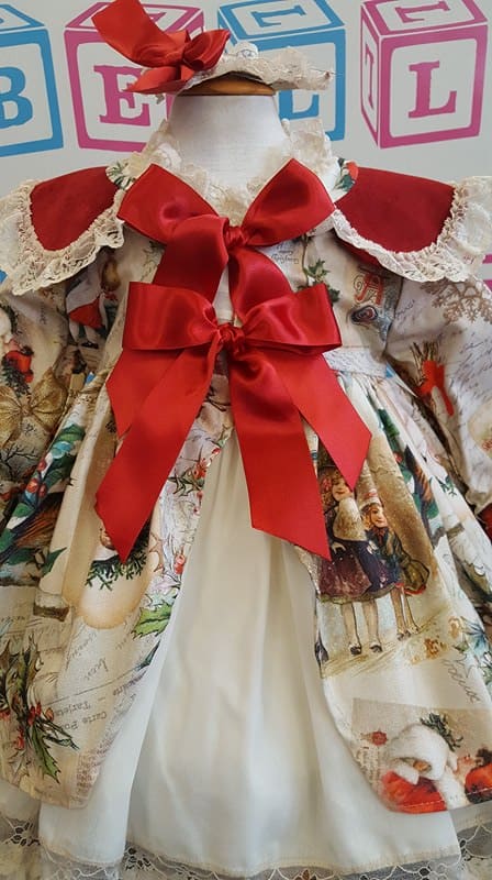 La Marquesita Real Shirley Christmas Dress And Coat - Puffball - LMR