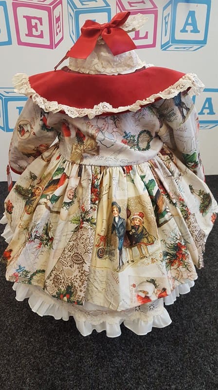 La Marquesita Real Shirley Christmas Dress And Coat - Puffball - LMR