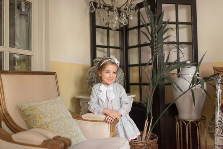 Miranda Grey & Pink Dog Tooth Dress - 267 V