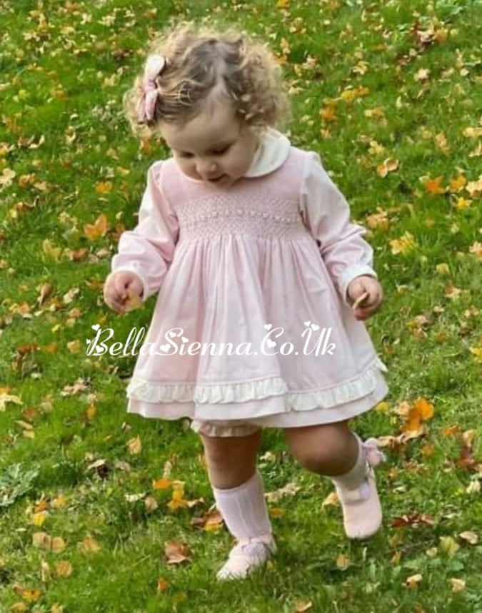 Pretty Originals Smocked Dress, Bloomers & Headband - MT00990