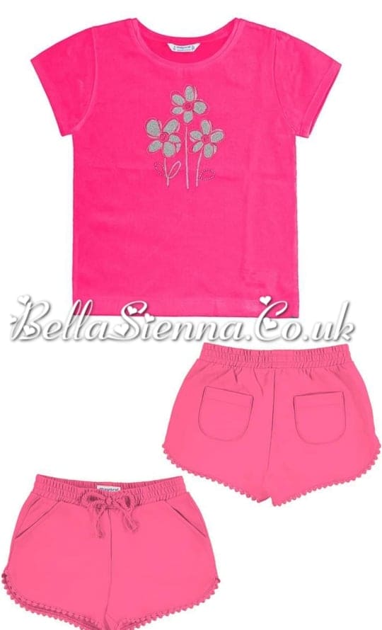 Mayoral short set - Summer - Magenta 1749