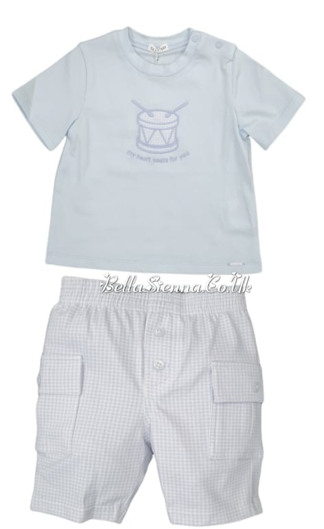GYMP - Gorgeous Young Misters & Princesses Baby Blue T-shirt & Shorts Set