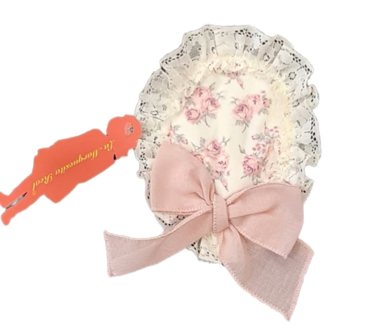 La Marquesita Real Girls Floral Puffball Dress & Matching Hair Clip