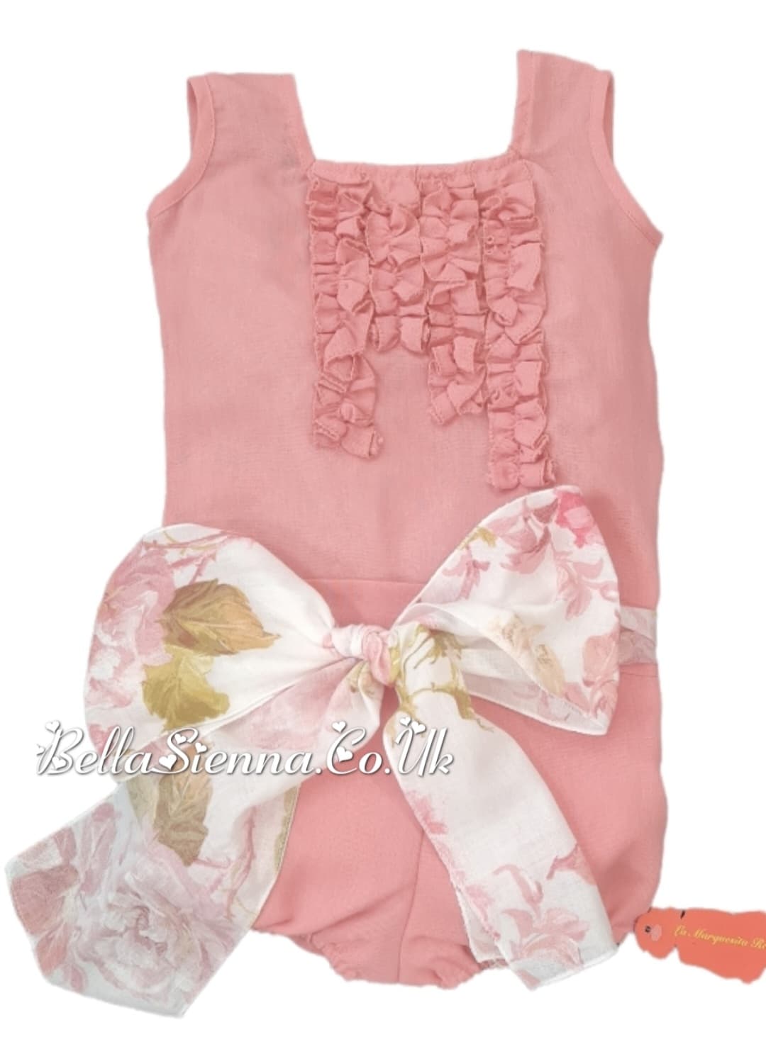 La Marquesita Floral Jam Pant Set For Girls
