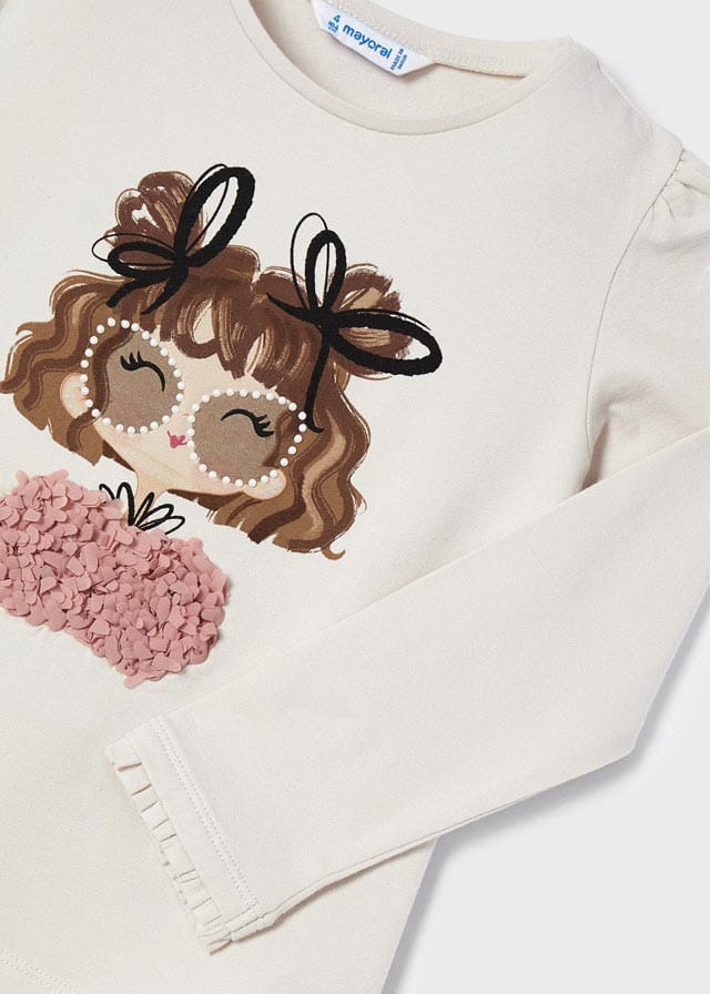 Mayoral *ECOFRIENDS long sleeved short set for girls 4026-4945