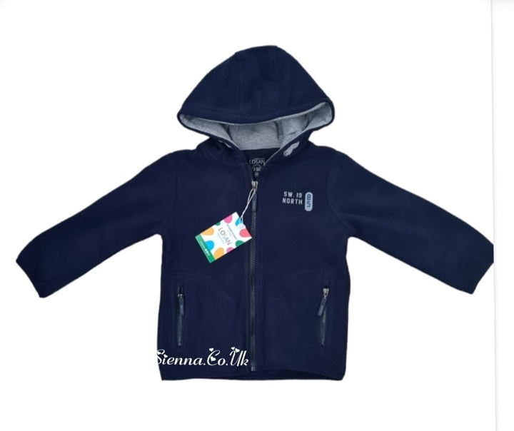 Losan Navy Fleece Hoodie For Boys