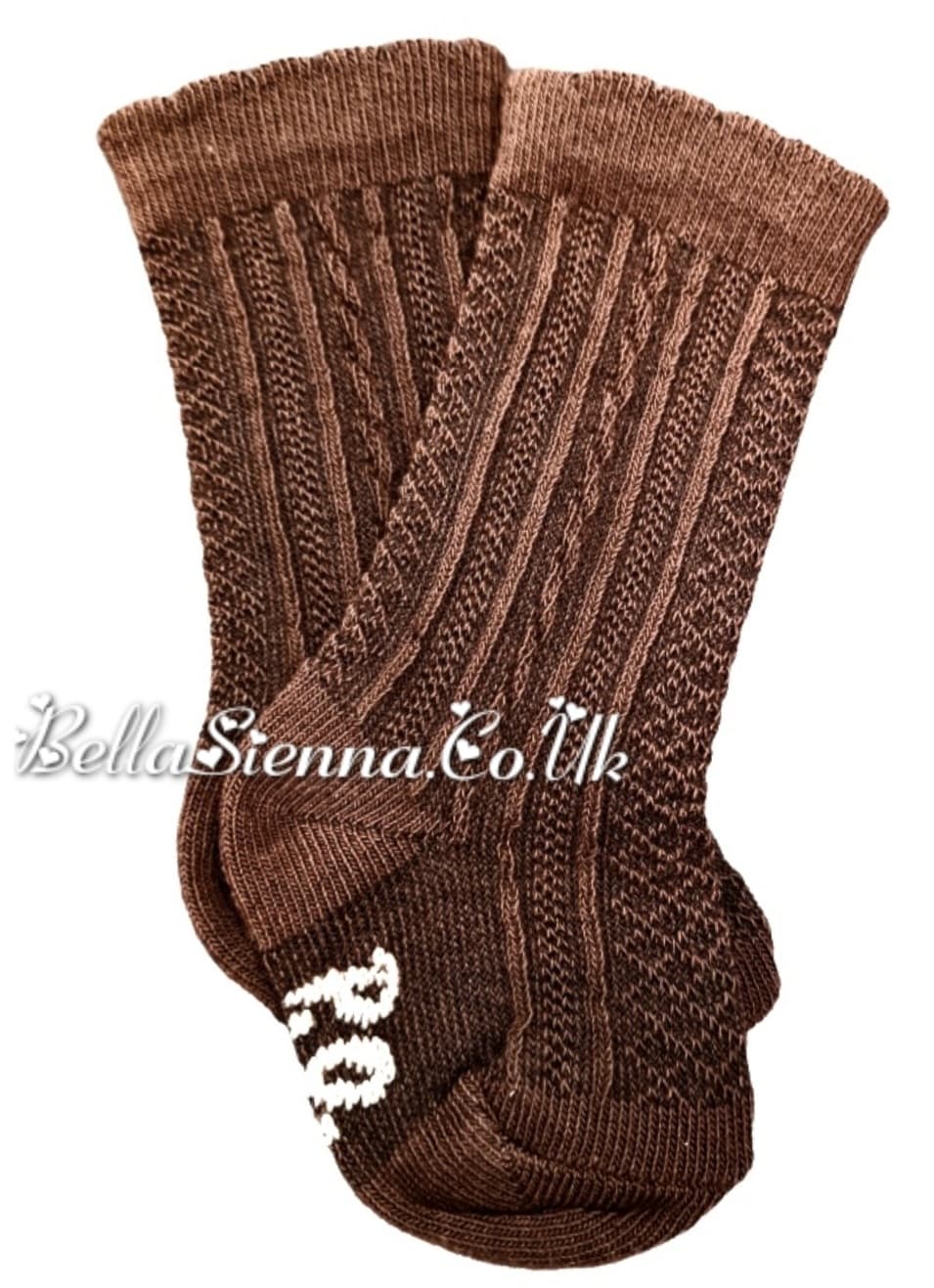 Pretty Originals Unisex Chocolate Brown Knee High Socks SP50201X