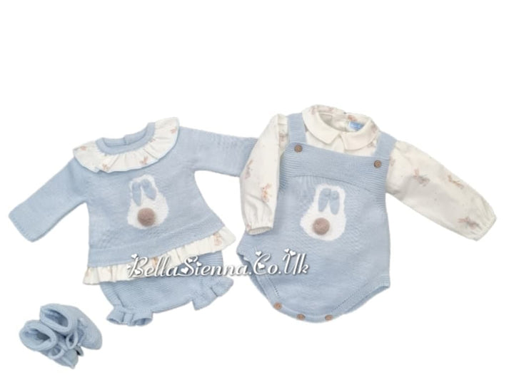 Mac ilusion Baby Girls Knitted Dress Set 8636