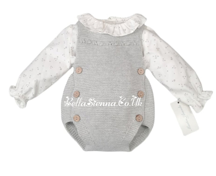 Martin Aranda Grey Baby Unisex Cute Little two Piece Set 30070