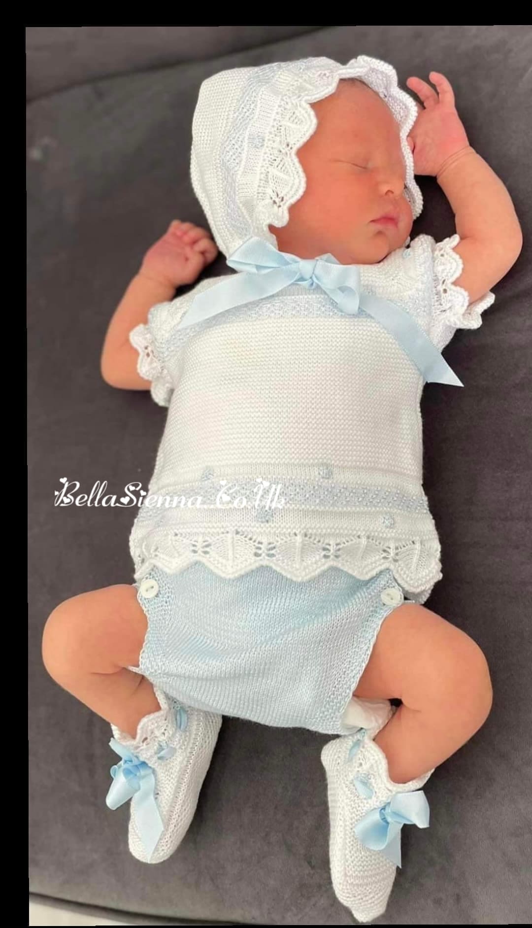 Mac ilusion 4 Piece White/Baby Pink Set Baby 7626