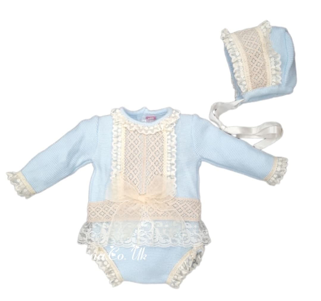 Nini Baby Girls Three Piece Knitted Set