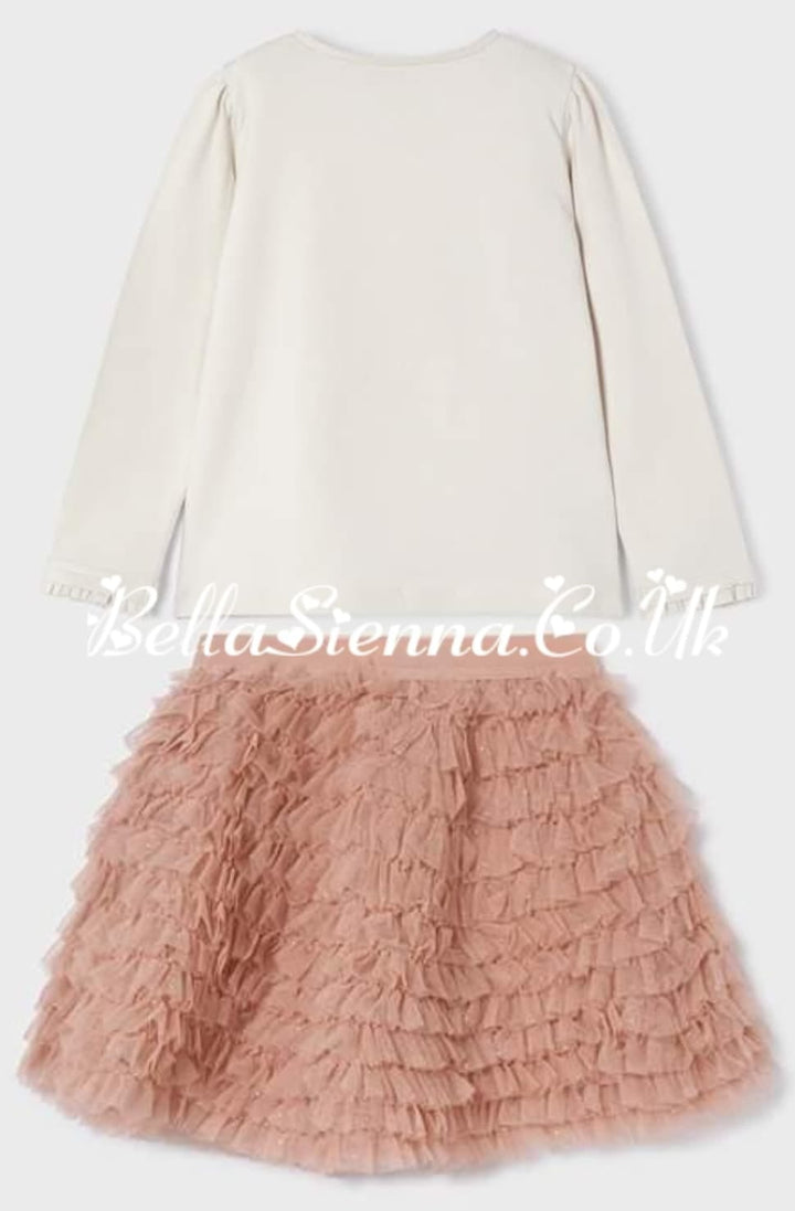 Mayoral *ECOFRIENDS long sleeved short set for girls 4026-4945