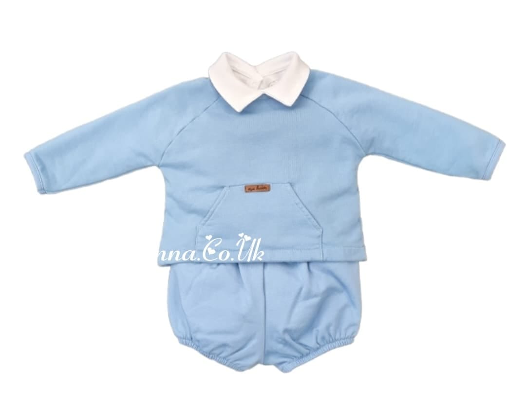 Mac ilusion Stylish Baby Boys Three Piece Outfit Blue 8310