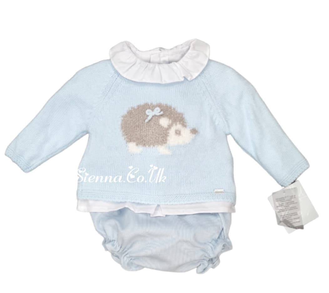 Yoedu 3 Piece Unisex Hedgehog Set In Baby Blue