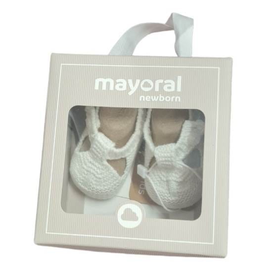 Mayoral ECOFRIENDS tricot booties newborn/reborn unisex 9641