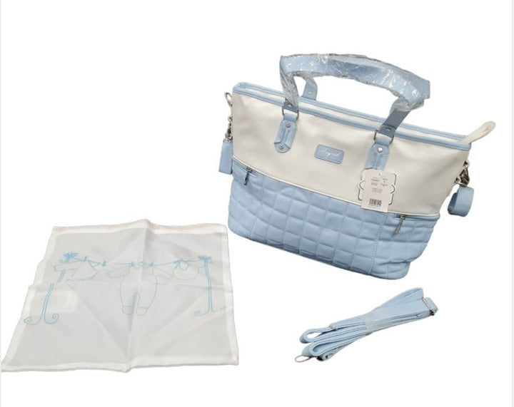 Mayoral White And Blue bag baby/Changing