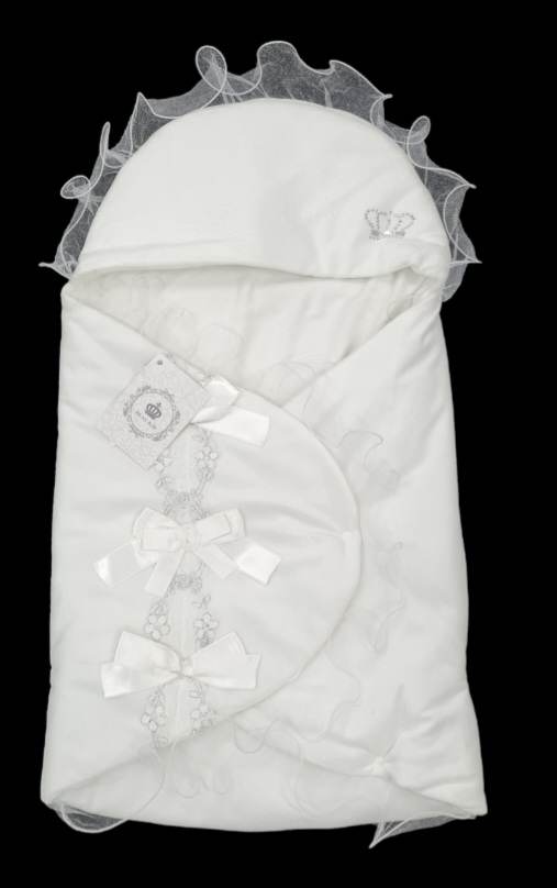 Beau Kid Soft Velour Ivory Baby Nest