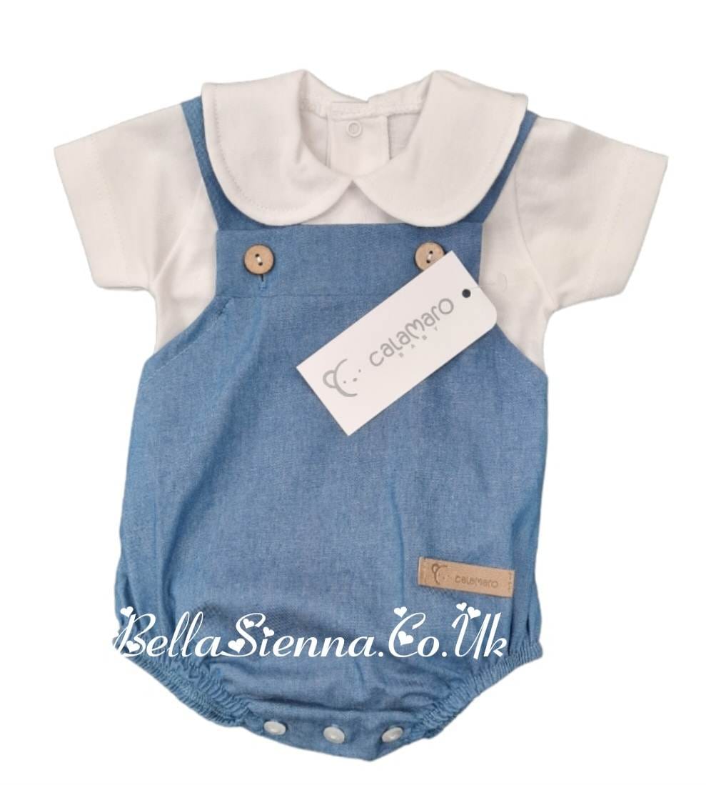 Calamaro Baby Boys Dungaree Set - 32392