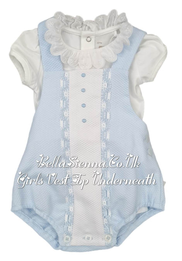 Miranda Unisex Blue Romper 0023