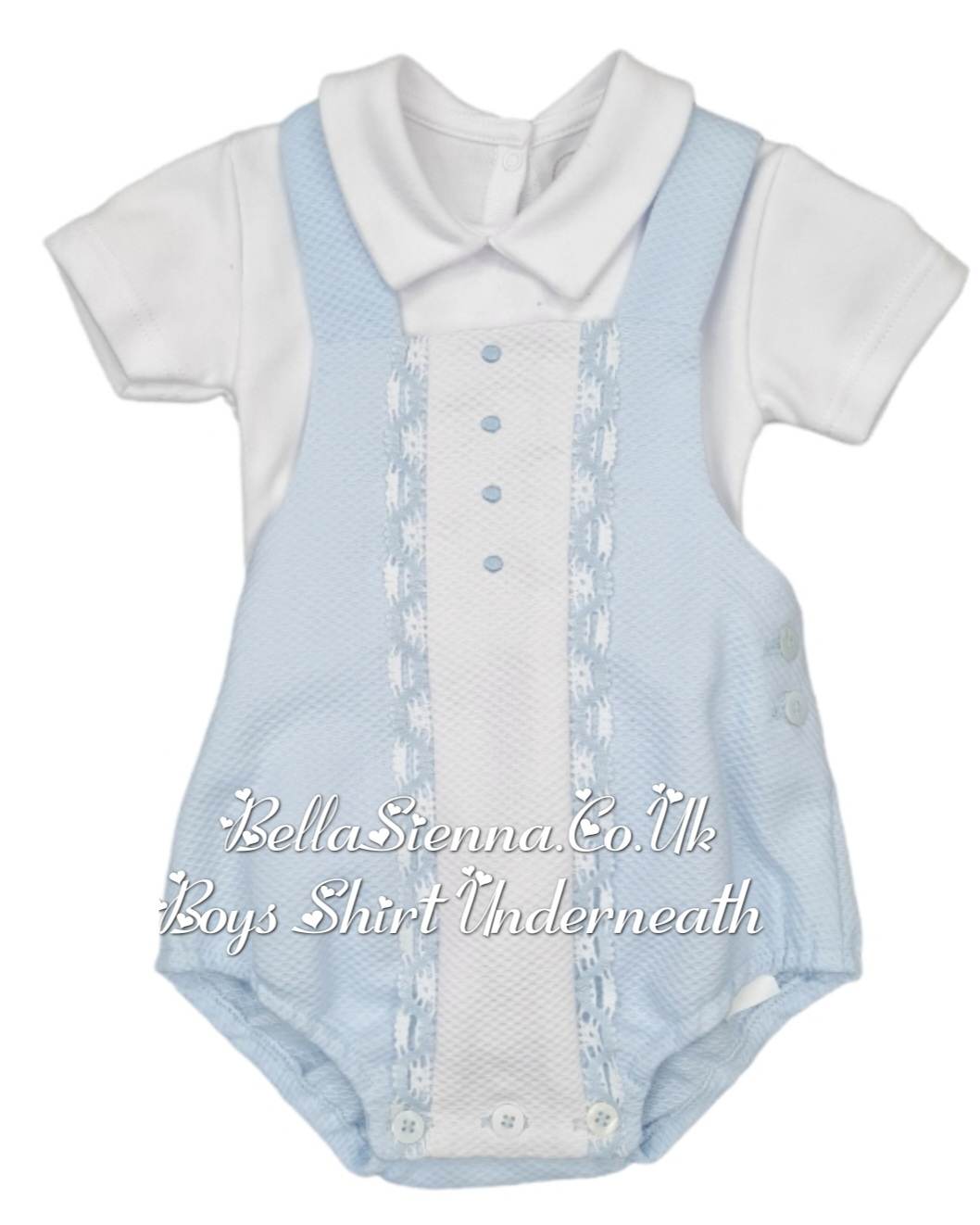 Miranda Unisex Blue Romper 0023