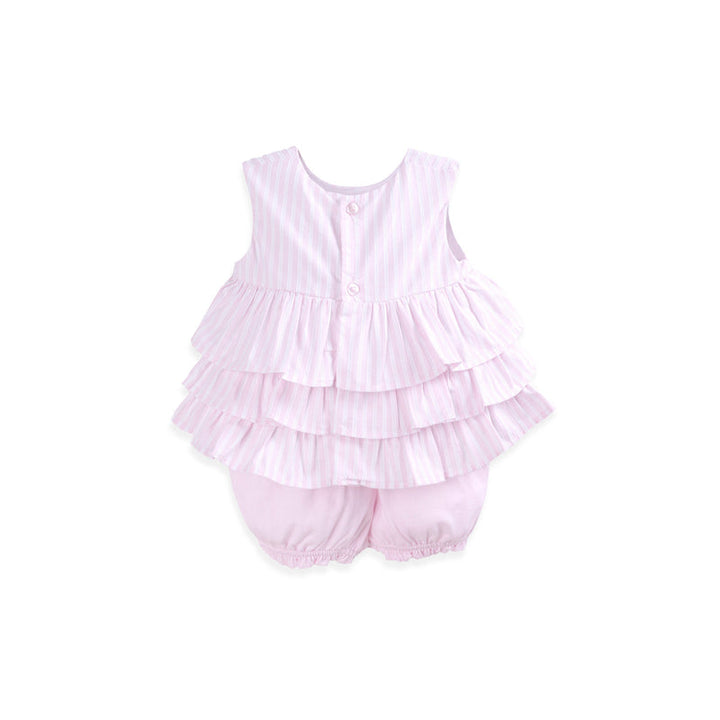 Tutto Piccolo Two Piece Set - Pink Stripe - 3690