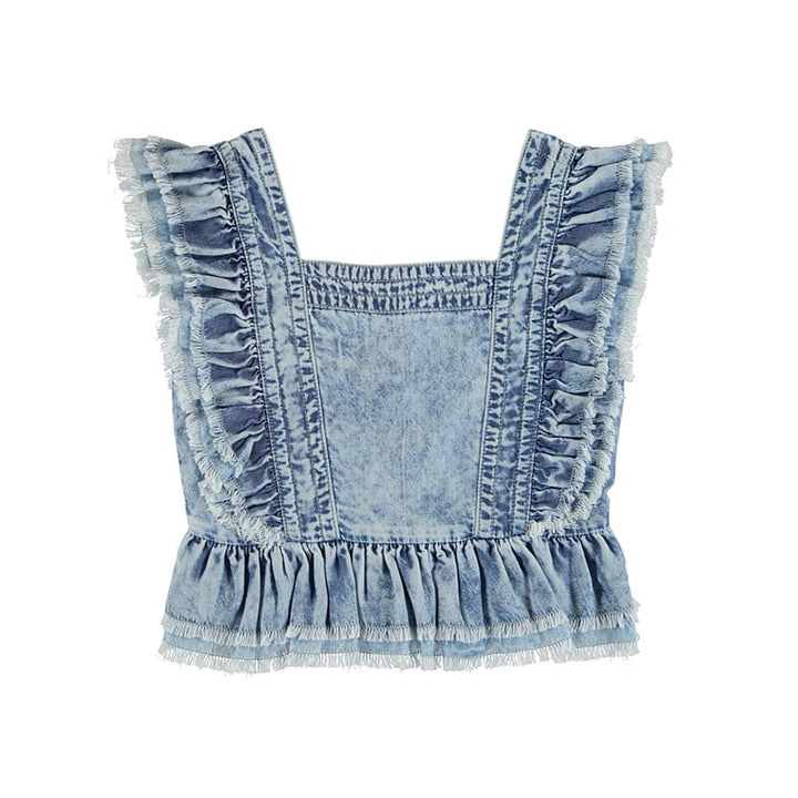 Mayoral Denim Look Shorts & Top Set 6124, 6219