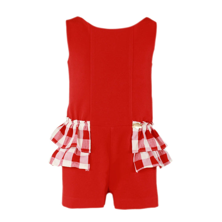 Miranda Red & White Playsuit - 617/M