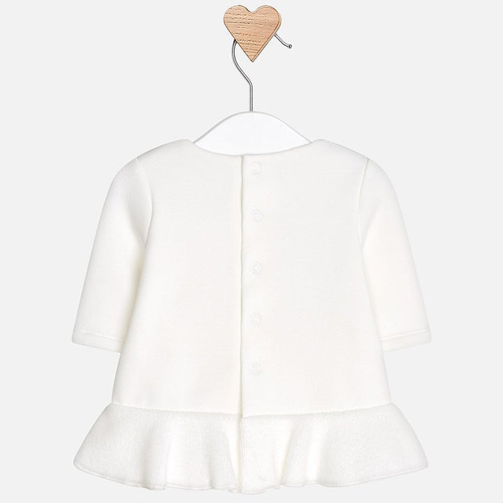 Mayoral fleece dress for baby girl