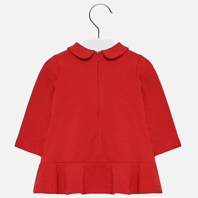Mayoral Jersey dress with applique for baby girl