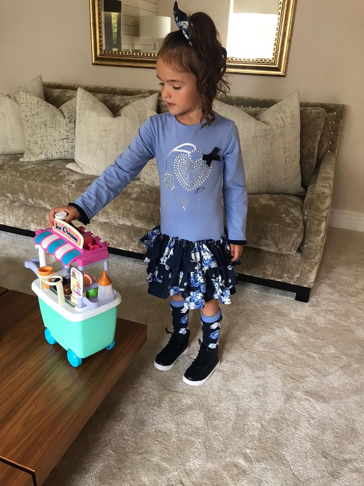 A Dee Blue Rose-Harlie dress A Dee