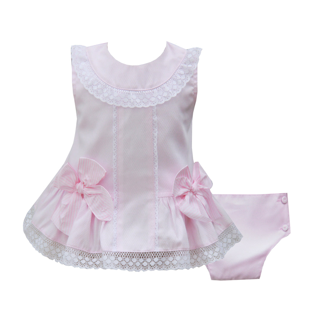 Pretty Originals Pink And White Dress Set MT02031