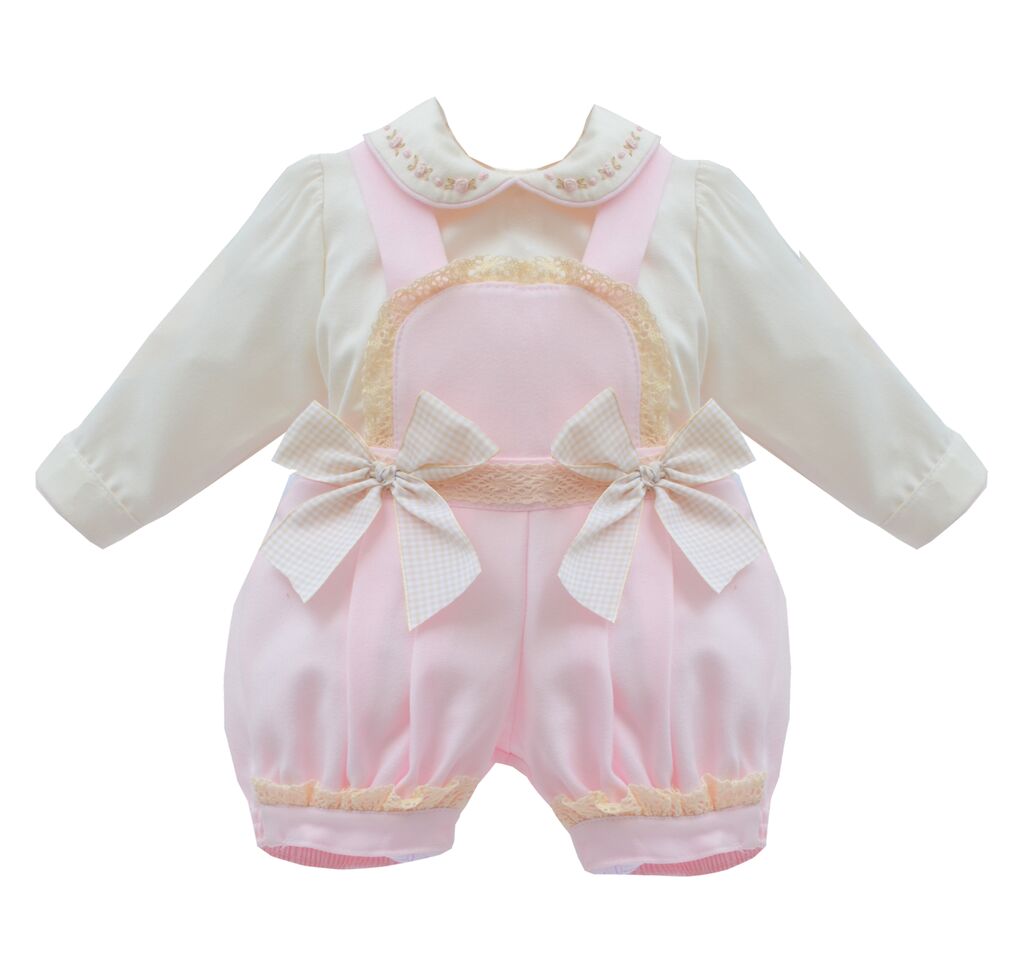 Pretty Originals Dungaree Set With Matching Headband MT00830