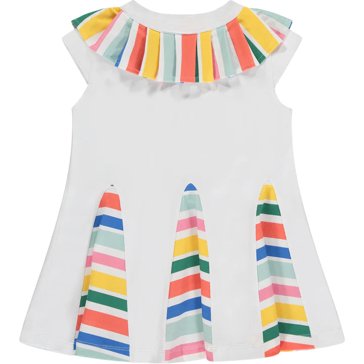 A Dee Stripe Bow Hairclip - S231905 - URENNA